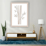 Bamboo 3D Wooden Wall Art 3 Layer