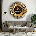 DAD Fathers Day 3D Wooden Wall Art 4 Layer