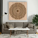 Decorative Mandala 3D Wooden Wall Art 5 Layer