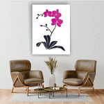 Flover Orchid 3D Wooden Wall Art 3 Layer