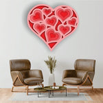 Heart 3D Wooden Wall Art 4 Layer
