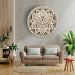 3D Mandala Wooden Wall Art 8 Layer 41