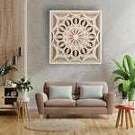 3D Mandala Wooden Wall Art 8 Layer 50