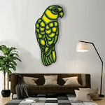 Parrot 3D Wooden Wall Art 3 Layer