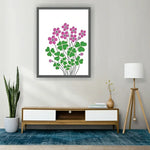 Pink Flowers 3D Wooden Wall Art 4 Layer