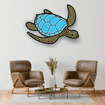 Sea Turtle 3D Wooden Wall Art 5 Layer