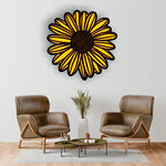 Sunflower 3D Wooden Wall Art 4 Layer