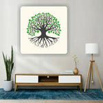 Tree Of Life Square 3D Wooden Wall Art 3 Layer