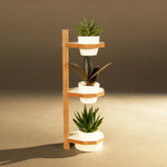 3 Pot Vertical Wall Mounted Stand