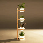 4 Pot Vertical Wall Mounted Stand