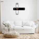 Abstract Metal Wall Clock Design 2