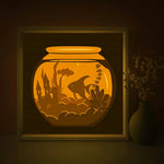 Aquarium Sea Fish Shadow Light Box