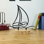 Boat Metal Table Decor