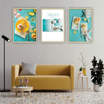 Breakfast Art Wall Frame Set of 3