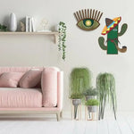 Cactus 3D Wooden Wall Mask