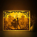 Cinderella Princess Shadow Light Box