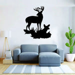 Deer Metal Wall Art