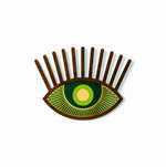 Eye Wall Mask Green and Gold