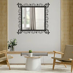 Floral Metal Wall Mirror