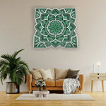 Flower 3D Mandala Wooden Wall Art 9 Layer 1