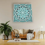 Flower 3D Mandala Wooden Wall Art 9 Layer 3