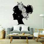 Flower Lady Metal Wall Decor 4