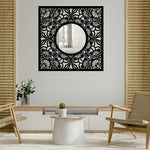 Flower Metal Wall Mirror