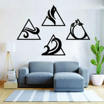 Four Element Metal Wall Art 2