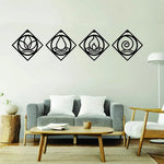 Four Element Metal Wall Art 7