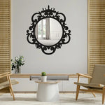 Frame Crown Metal Wall Mirror