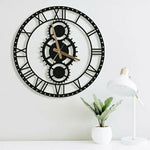 Gear Metal Wall Clock