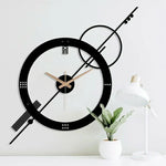 Geometric Metal Wall Clock