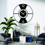 Geometric Metal Wall Clock Design 15