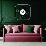 Geometric Metal Wall Clock Design 20