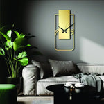 Geometric Metal Wall Clock Design 25