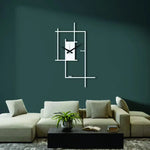 Geometric Metal Wall Clock Design 32