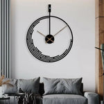 Geometric Metal Wall Clock Design 35