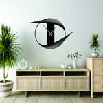 Geometric Metal Wall Clock Design 43