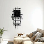 Geometric Metal Wall Clock Design 44