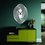 Geometric Metal Wall Clock Design 46