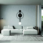 Geometric Metal Wall Clock Design 48