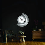 Geometric Metal Wall Clock Design 49