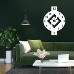 Geometric Metal Wall Clock Design 62