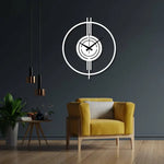 Geometric Metal Wall Clock Design 66