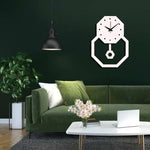 Geometric Metal Wall Clock Design 69