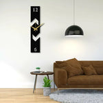 Geometric Metal Wall Clock Design 70