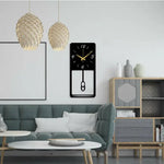 Geometric Metal Wall Clock Design 72