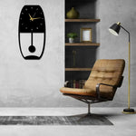 Geometric Metal Wall Clock Design 73