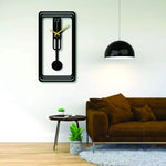 Geometric Metal Wall Clock Design 81