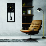 Geometric Metal Wall Clock Design 82